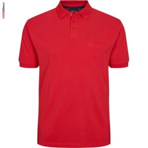 Czerwone polo z krótkim rękawem 5XL