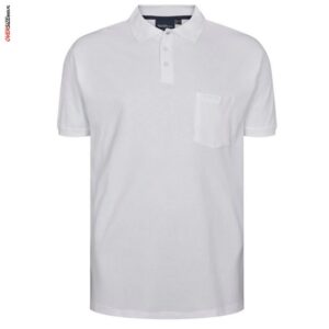 Białe polo w dużym rozmiarze