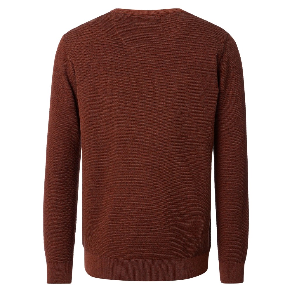 Bordowy sweter przez głowę Casa Moda - obrazek 3