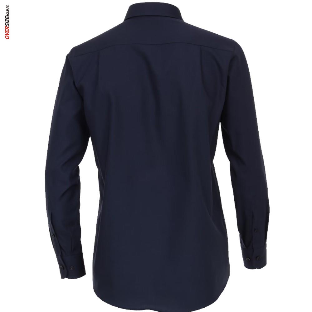 Granatowa koszula wizytowa, z długim rękawem Casa Moda - obrazek 3