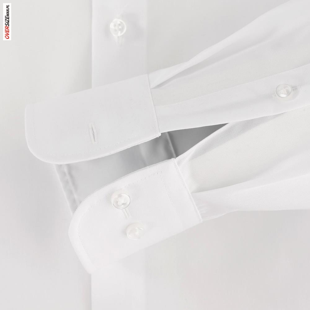 Biała, wizytowa koszula z długim rękawem Casa Moda - obrazek 5