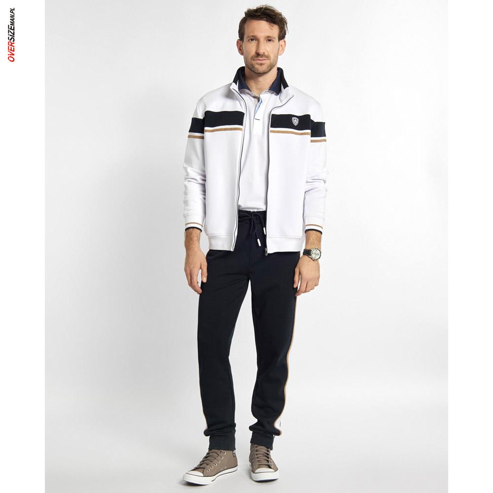 Biała bluza rozpinana Claudio Campione - obrazek 4