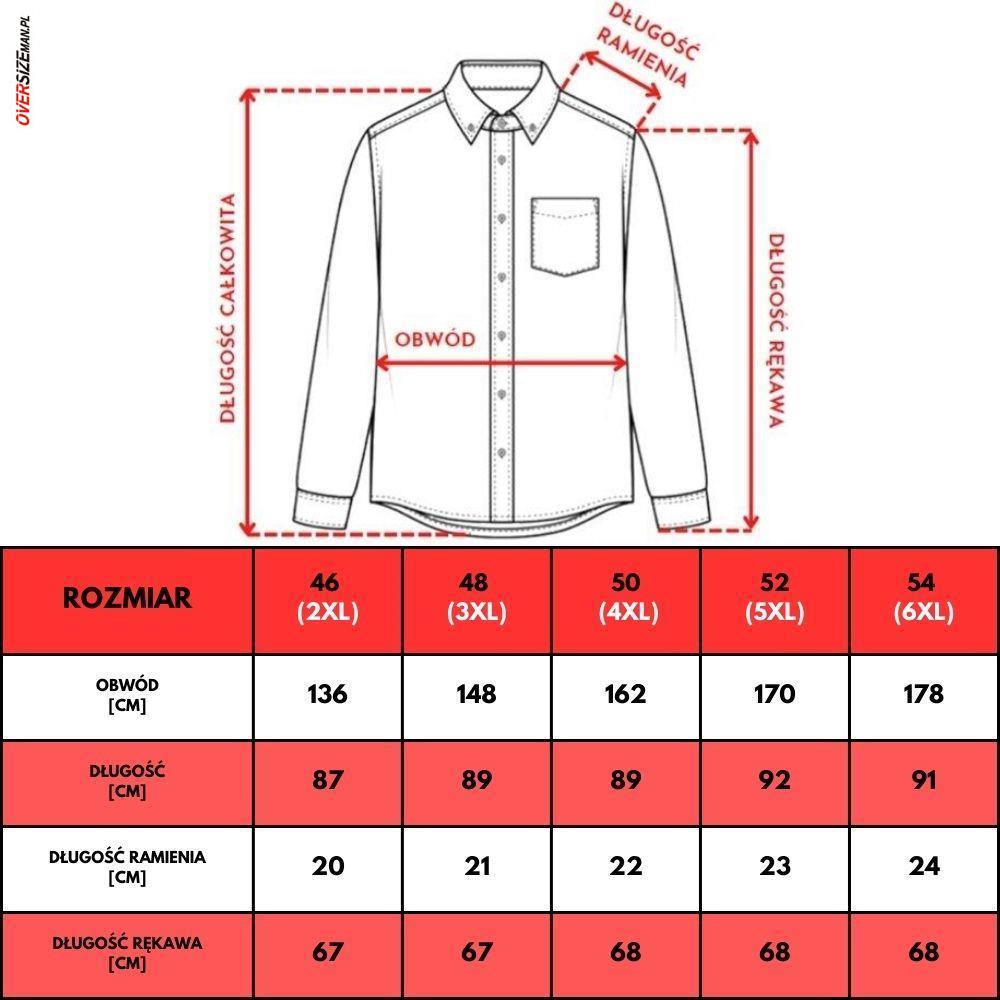 Błękitna lniana koszula z długim rękawem Maxfort - obrazek 2