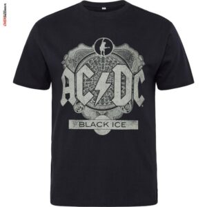 Czarna rockowa koszulka AC/DC Allsize