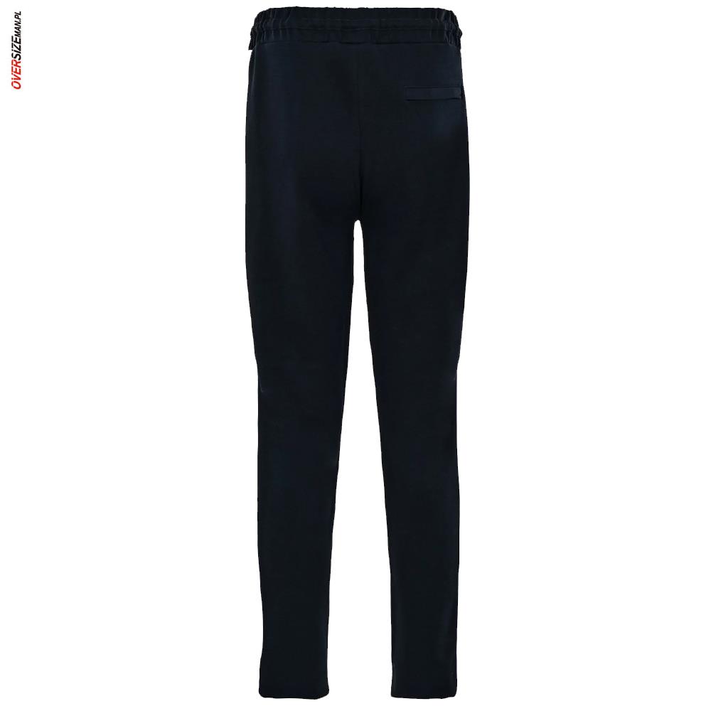 Granatowe spodnie dresowe Claudio Campione - obrazek 3