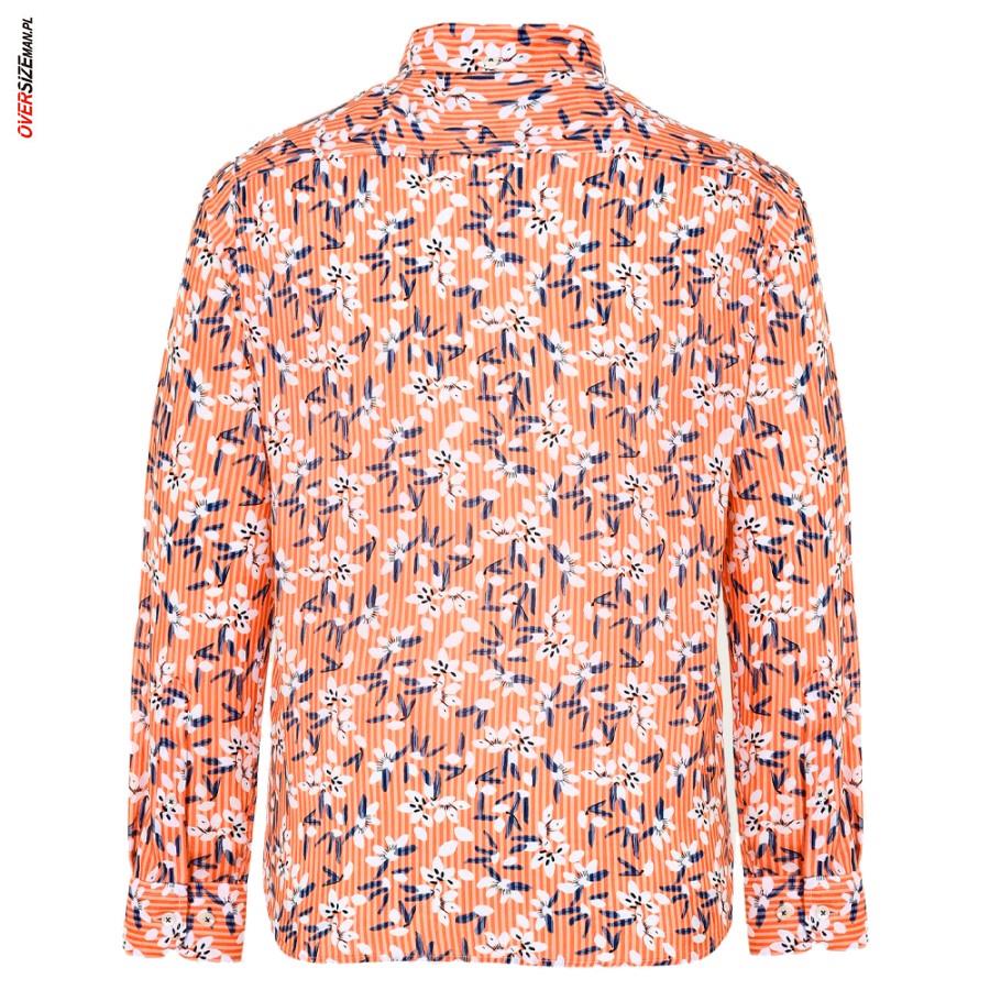 Pomarańczowa koszula z długim rękawem Campione - obrazek 3