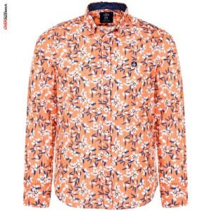 Pomarańczowa koszula z długim rękawem Campione