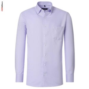 Fioletowa koszula z waflową strukturą Casa Moda