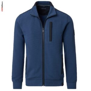 Granatowa bluza bez kaptura Casa Moda