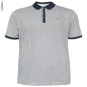 Białe polo z krótkim rękawem Pierre Cardin