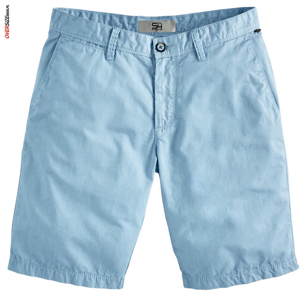 Blękitne szorty typu chino S4