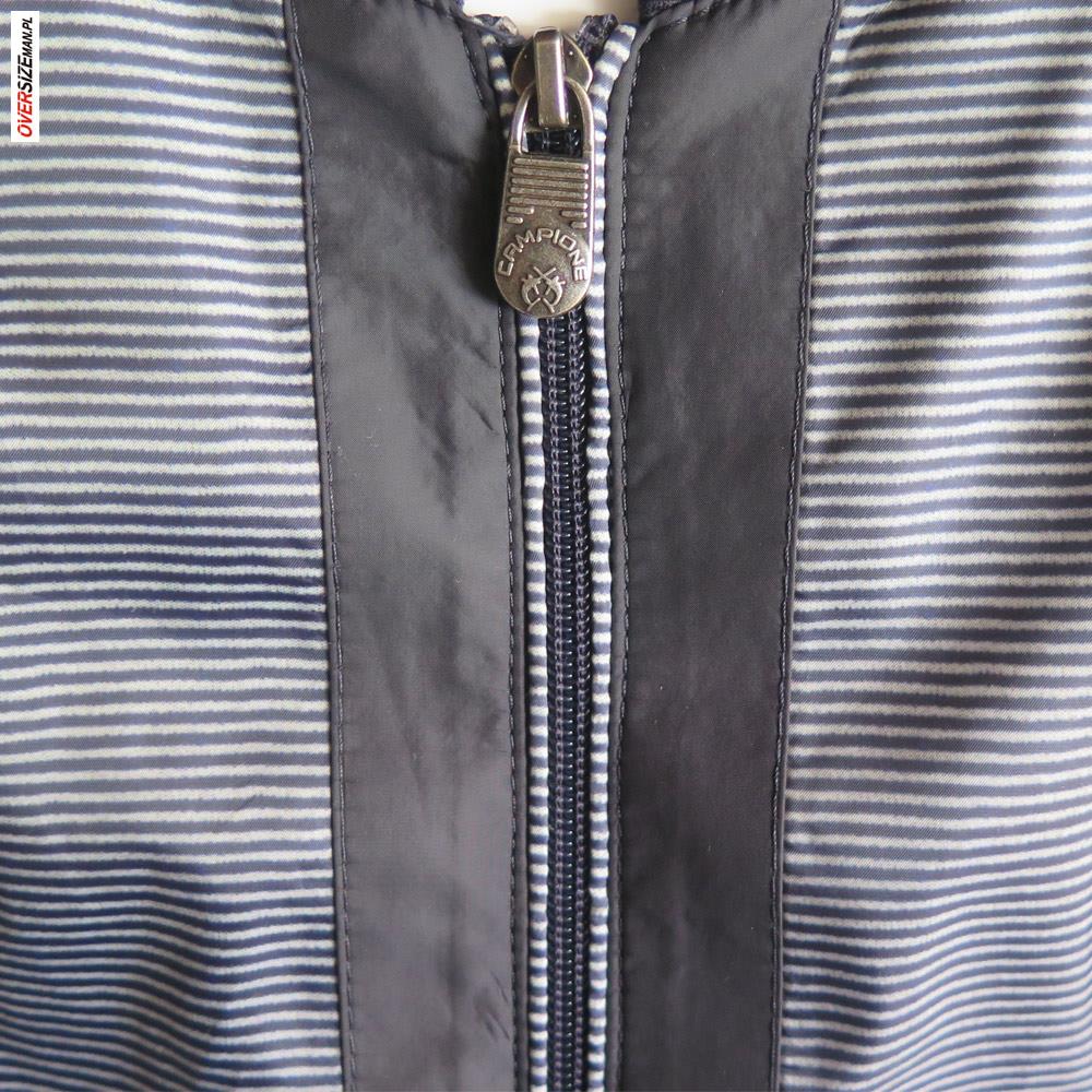 Granatowa bluza w paseczki Campione - obrazek 4