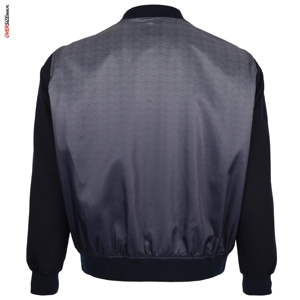 Granatowa bluza w paseczki Campione - obrazek 8