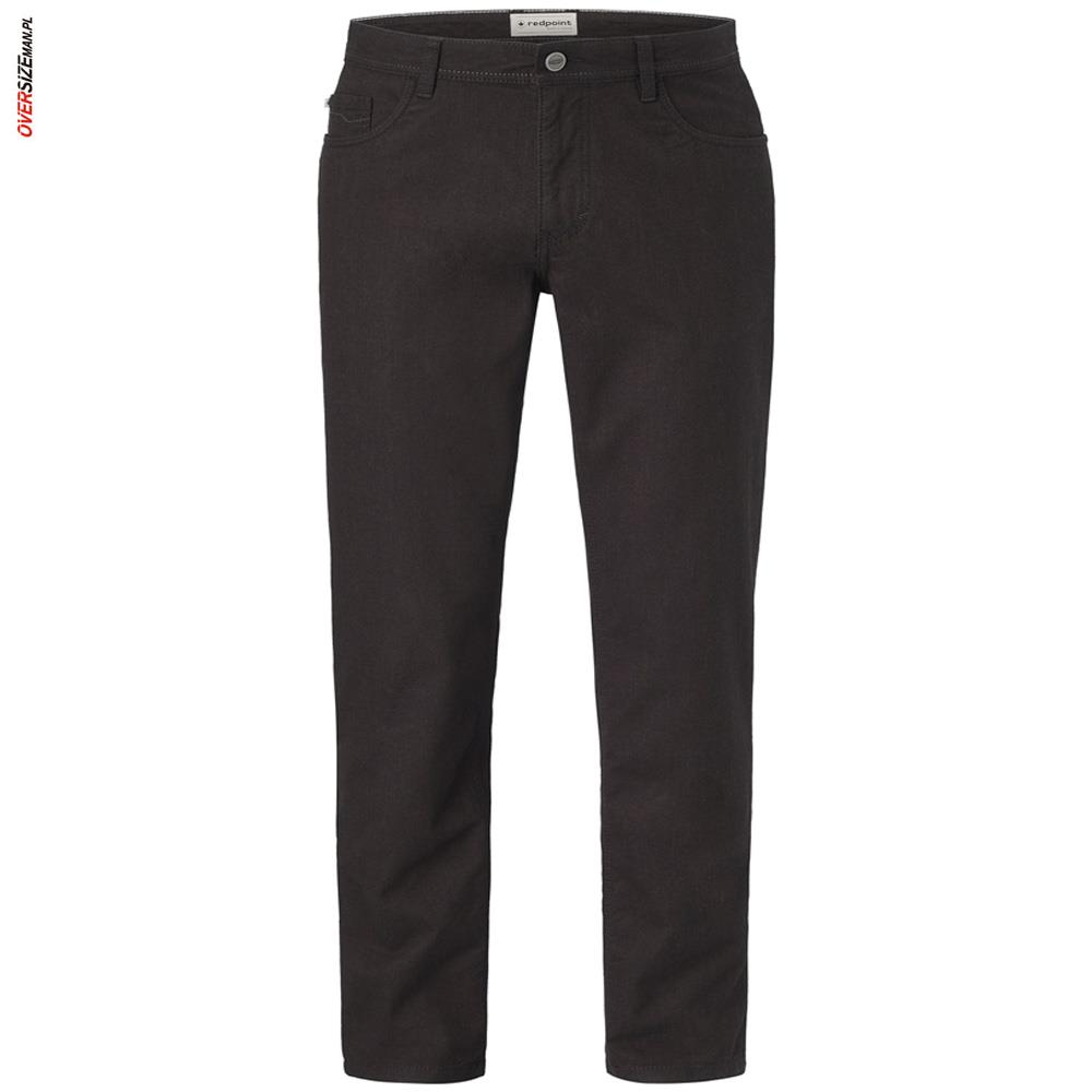 Brązowe spodnie "wool look" Redpoint