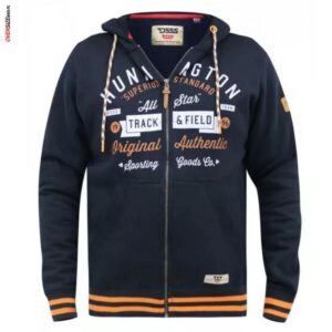 Czarna bluza z pomarańczowym akcentem Duke