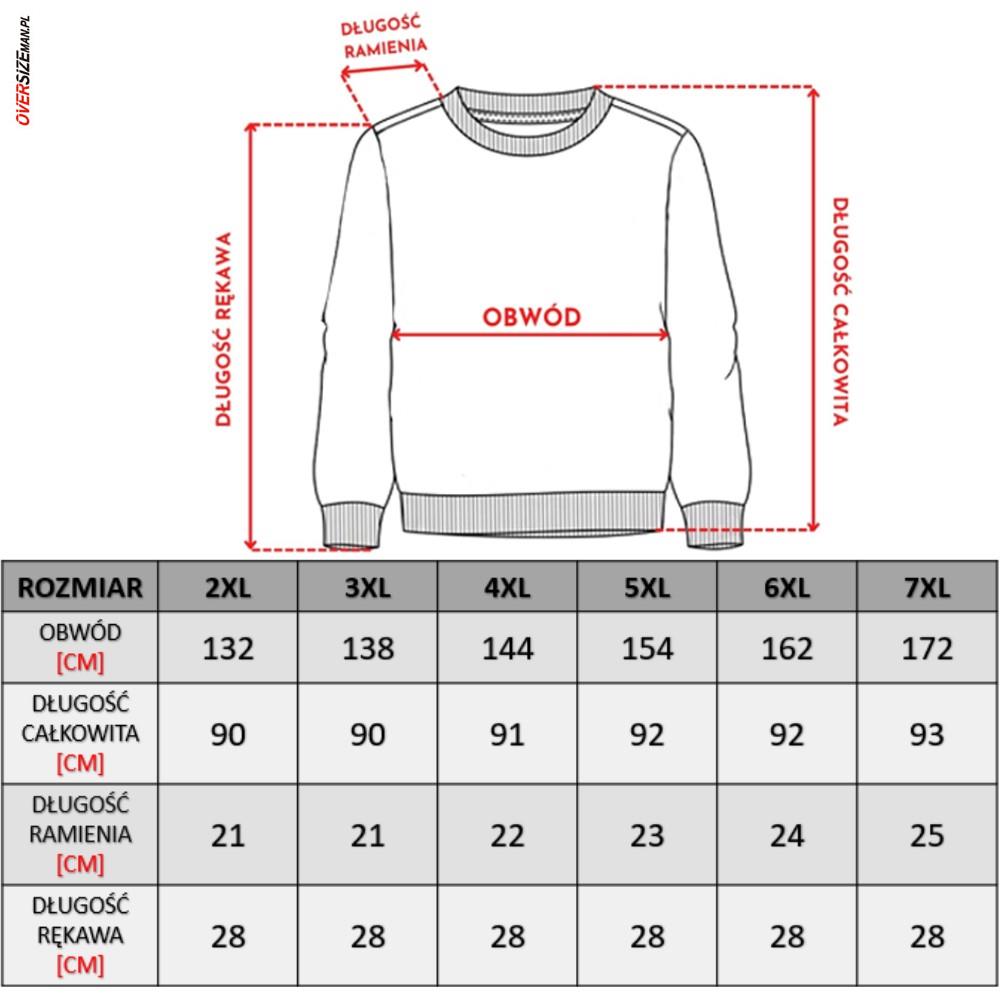 Czarna bluza przez głowę Allsize - obrazek 2