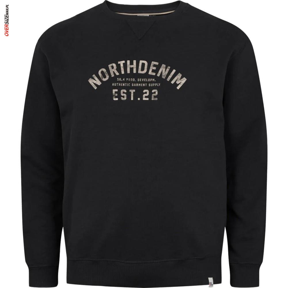 Czarna bluza przez głowę Allsize