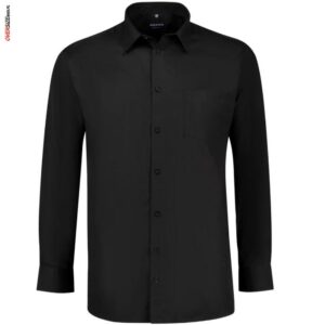 Czarna koszula z długim rękawem Adamo