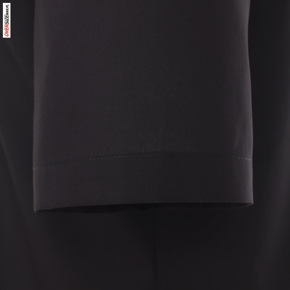 Czarna koszula wizytowa z krótkim rękawem Casa Moda - obrazek 5