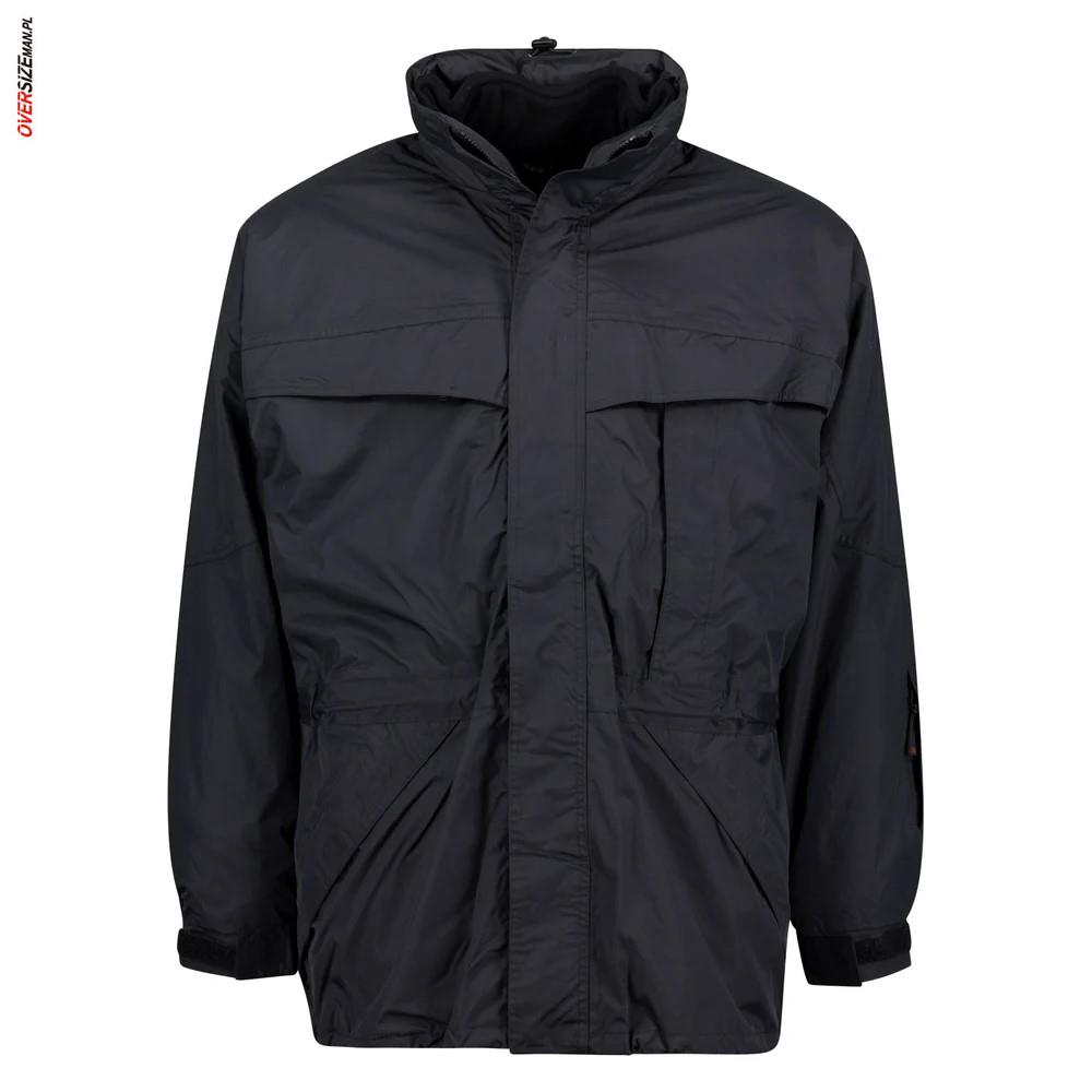 Czarna kurtka wielofunkcyjna 3 w 1 Adamo