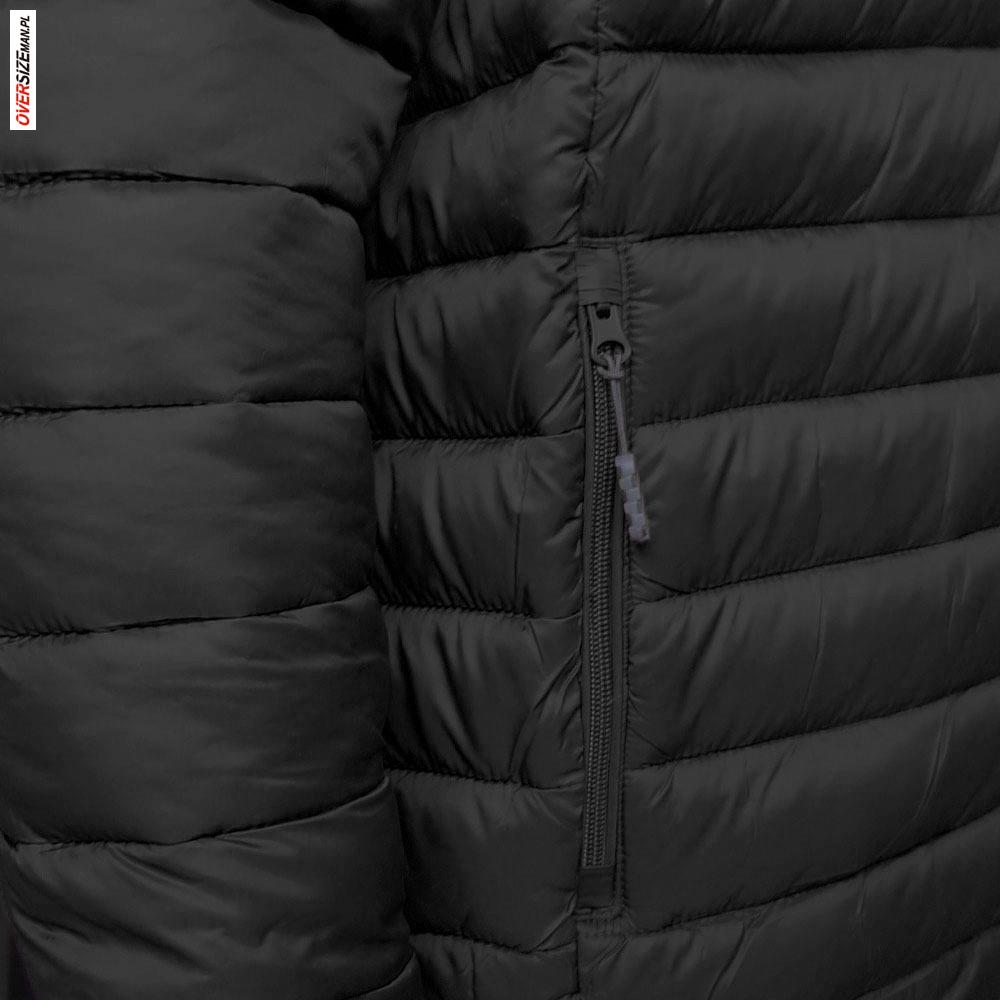 Czarna kurtka pikowana Maxfort - obrazek 4