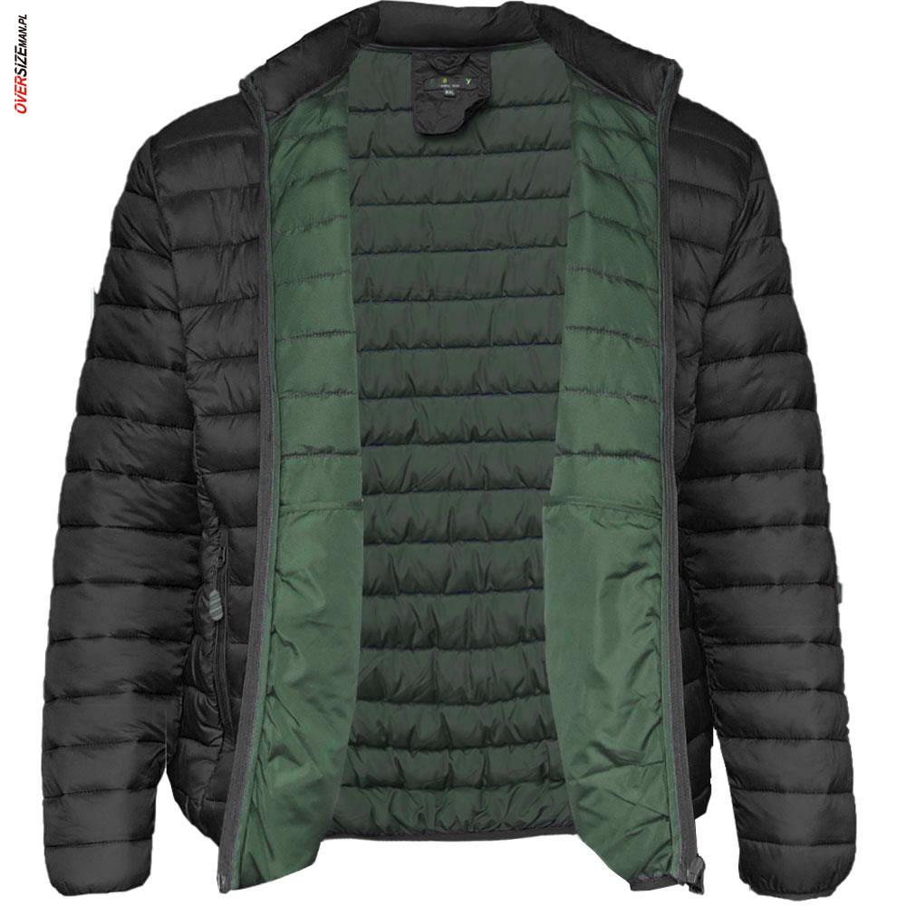 Czarna kurtka pikowana Maxfort - obrazek 5