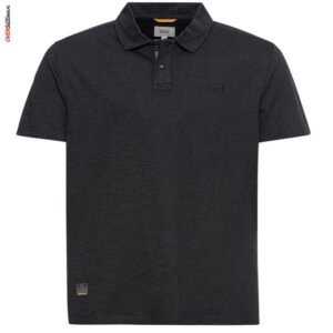Czarne polo z krótkim rękawem Camel Active