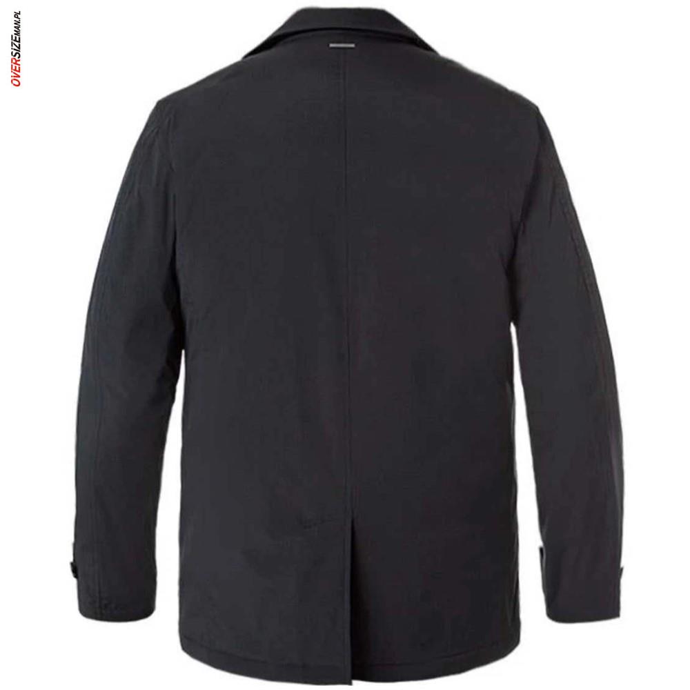 Czarny elegancki płaszcz Pierre Cardin - obrazek 4