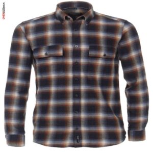 Ciepła koszula w kratę Casa Moda