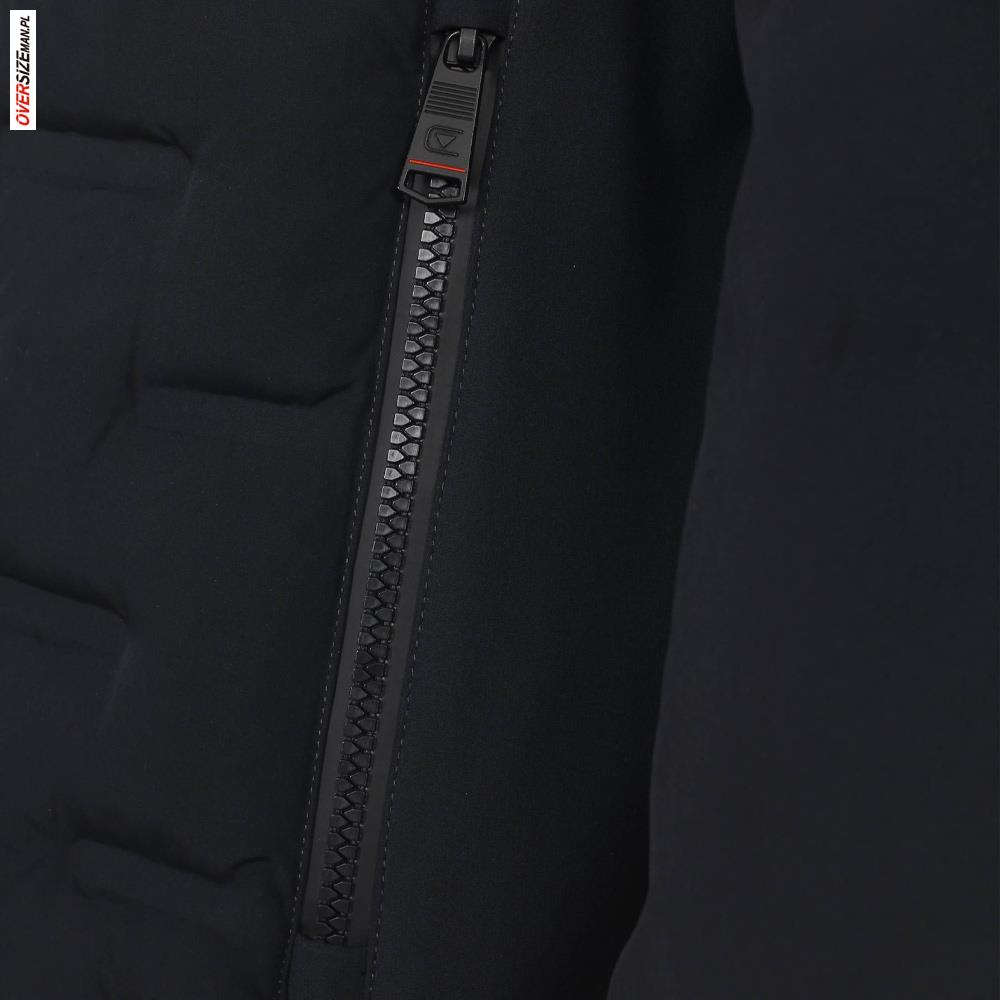 Granatowa kurtka softshell Casa Moda - obrazek 4