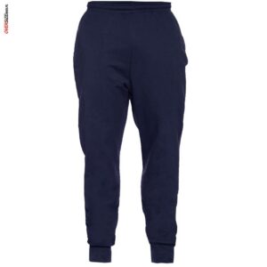 Granatowe spodnie dresowe ze ściągaczem Maxfort