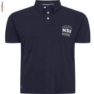 Granatowe polo z krótkim rękawem Allsize