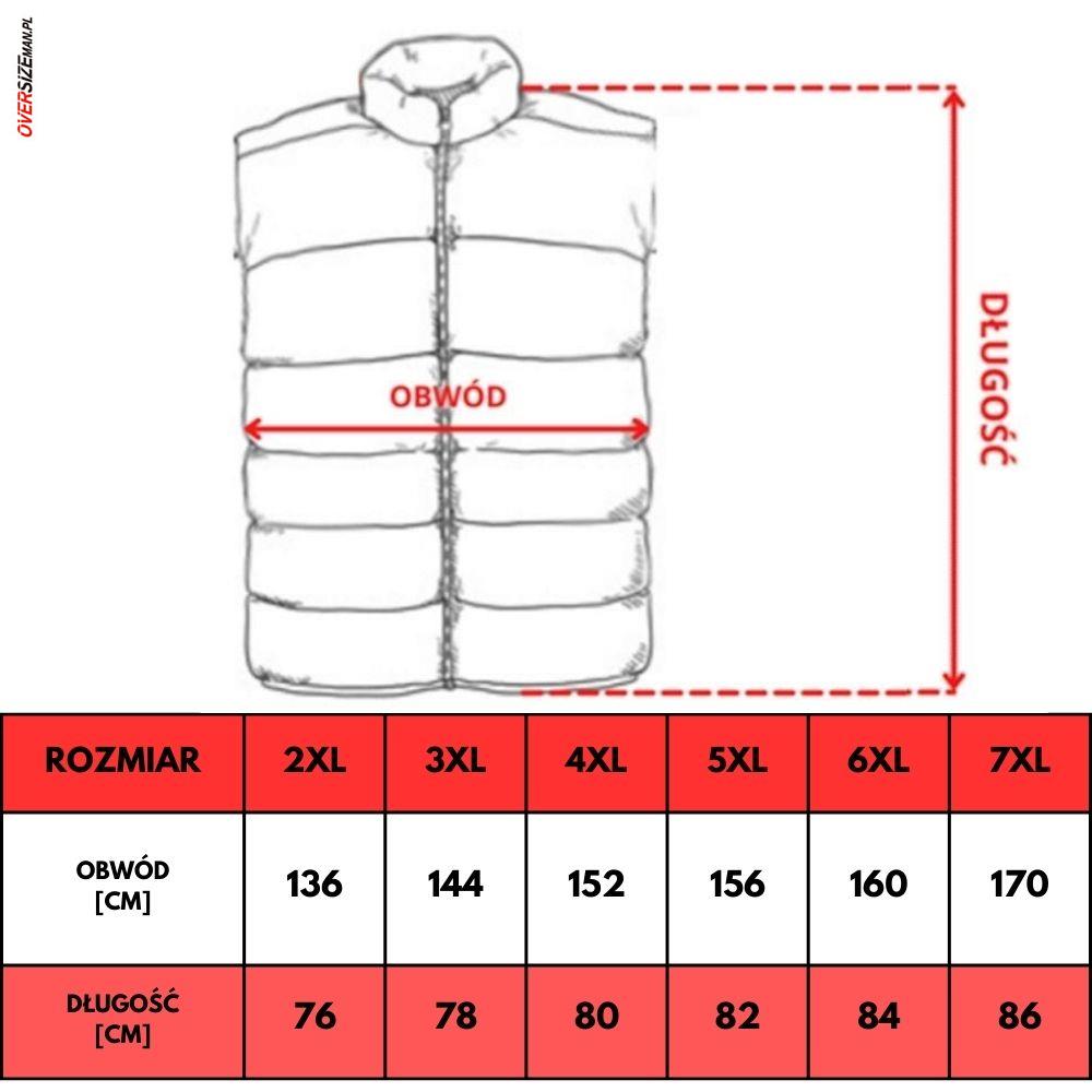 Granatowy pikowany bezrękawnik z kapturem Maxfort - obrazek 2