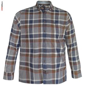 Kolorowa koszula z długim rękawem, w kratę Campione