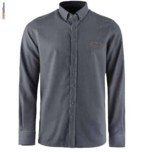 Grafitowa koszula z długim rękawem Campione