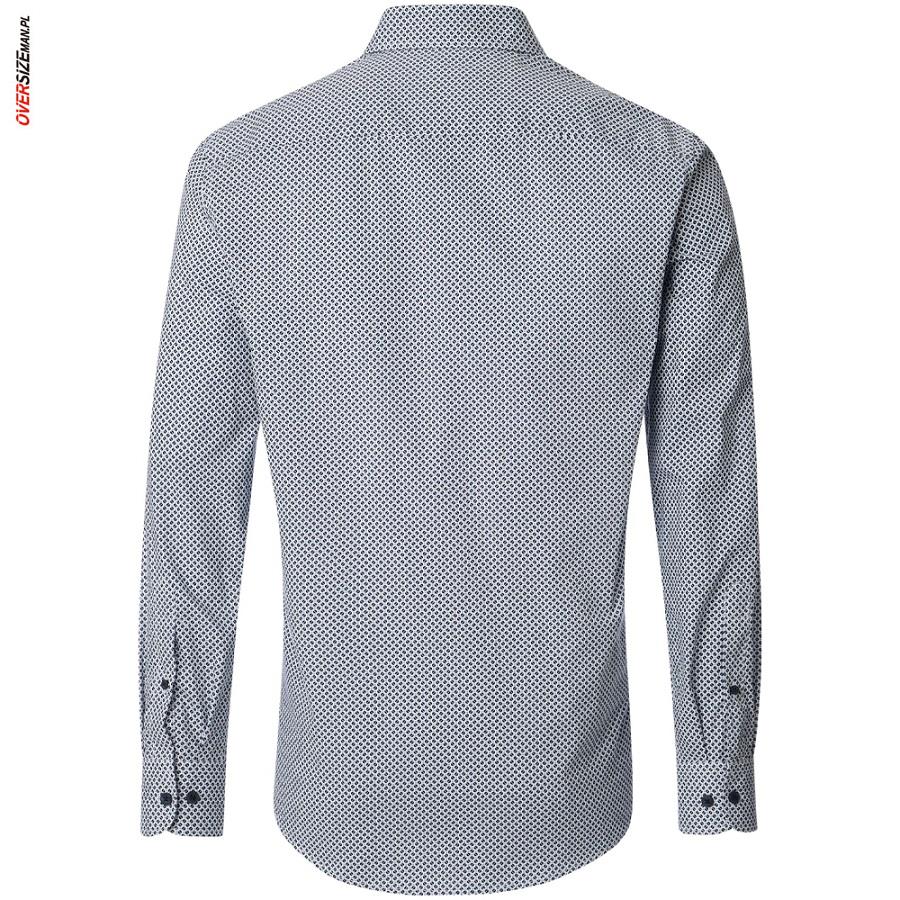 Koszula z długim rękawem, w miętowy wzorek Casa Moda - obrazek 3