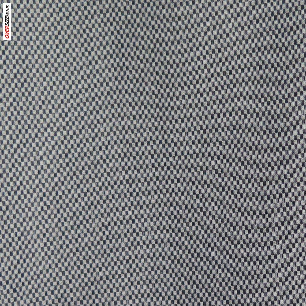 Szaro- czarna koszula z krótkim rękawem Pierre Cardin - obrazek 4