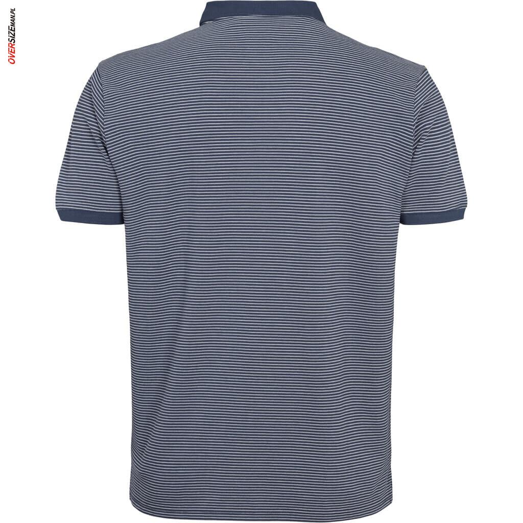 Białoniebieskie polo z krótkim rękawem Allsize - obrazek 3