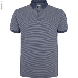 Białoniebieskie polo z krótkim rękawem Allsize