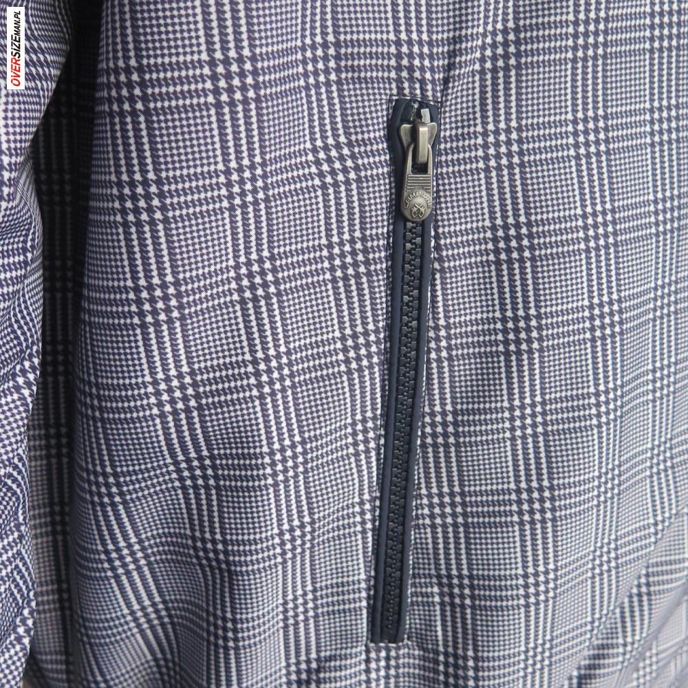 Granatowa bluza w kratkę Campione - obrazek 5