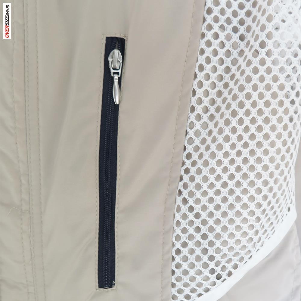 Beżowa kurtka wiosenna Maxfort - obrazek 4