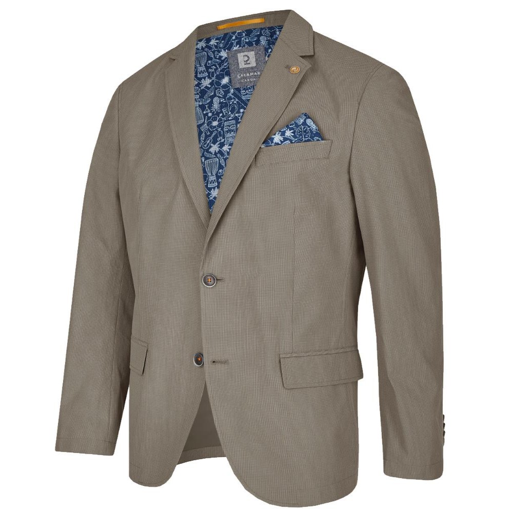 Beżowa marynarka jednorzędowa Calamar - obrazek 3