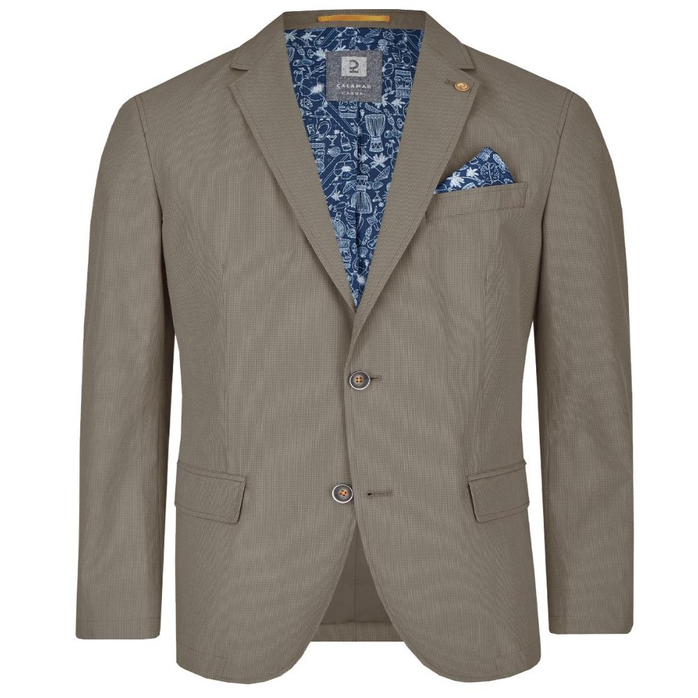 Beżowa marynarka jednorzędowa Calamar