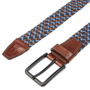 Niebieski, elastyczny pasek męski Camel Active