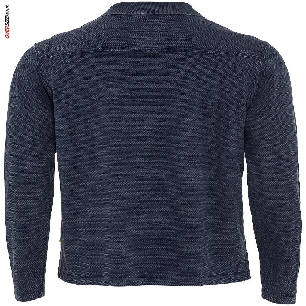 Granatowe polo z długim rękawem Camel Active - obrazek 4