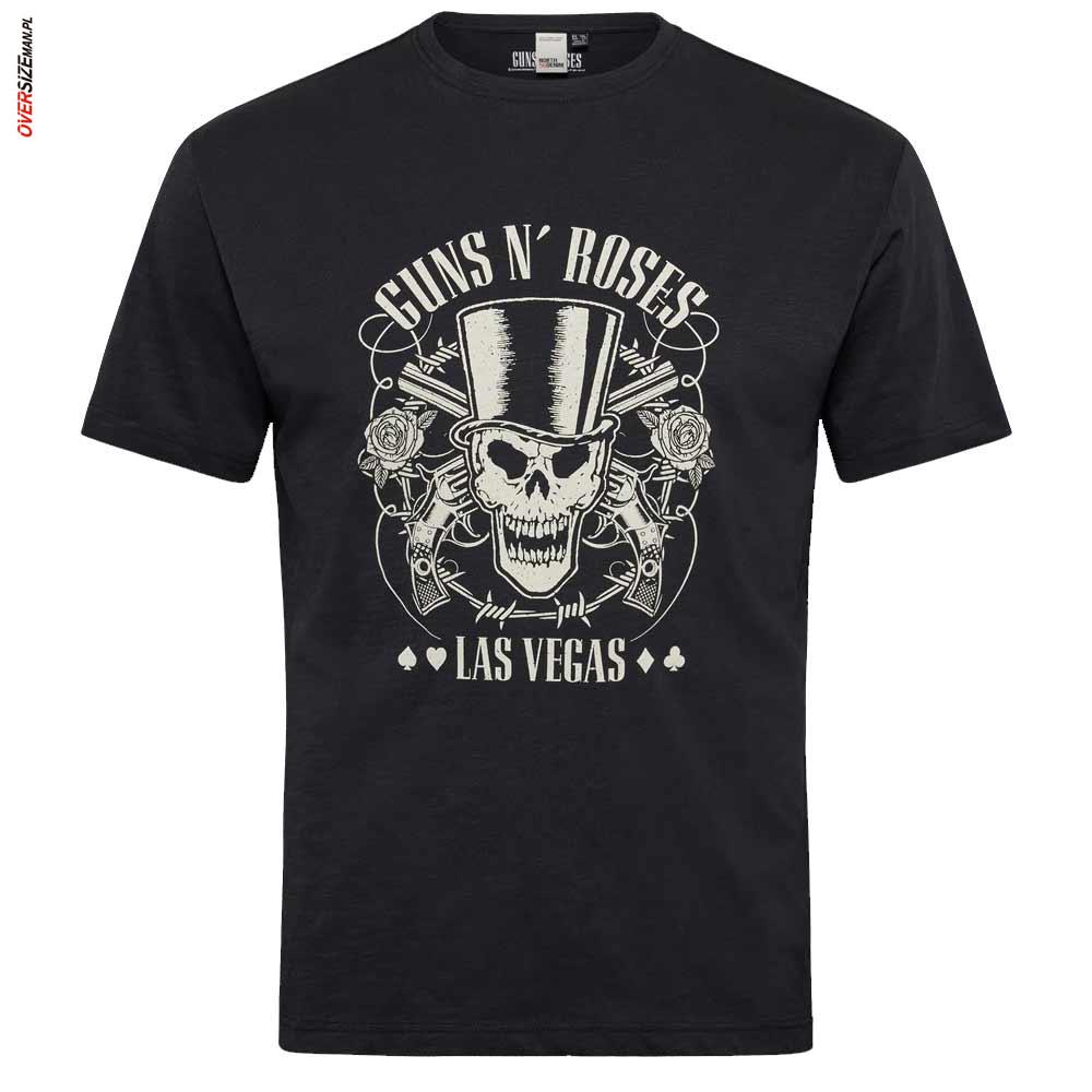 Czarny T-shirt rockowy Guns N’ Roses Allsize