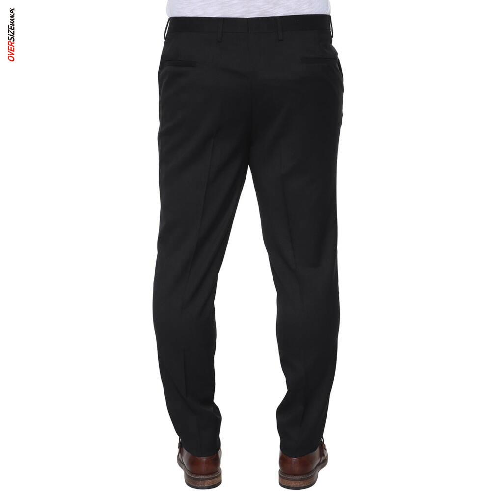 Czarne spodnie wizytowe Maxfort - obrazek 4