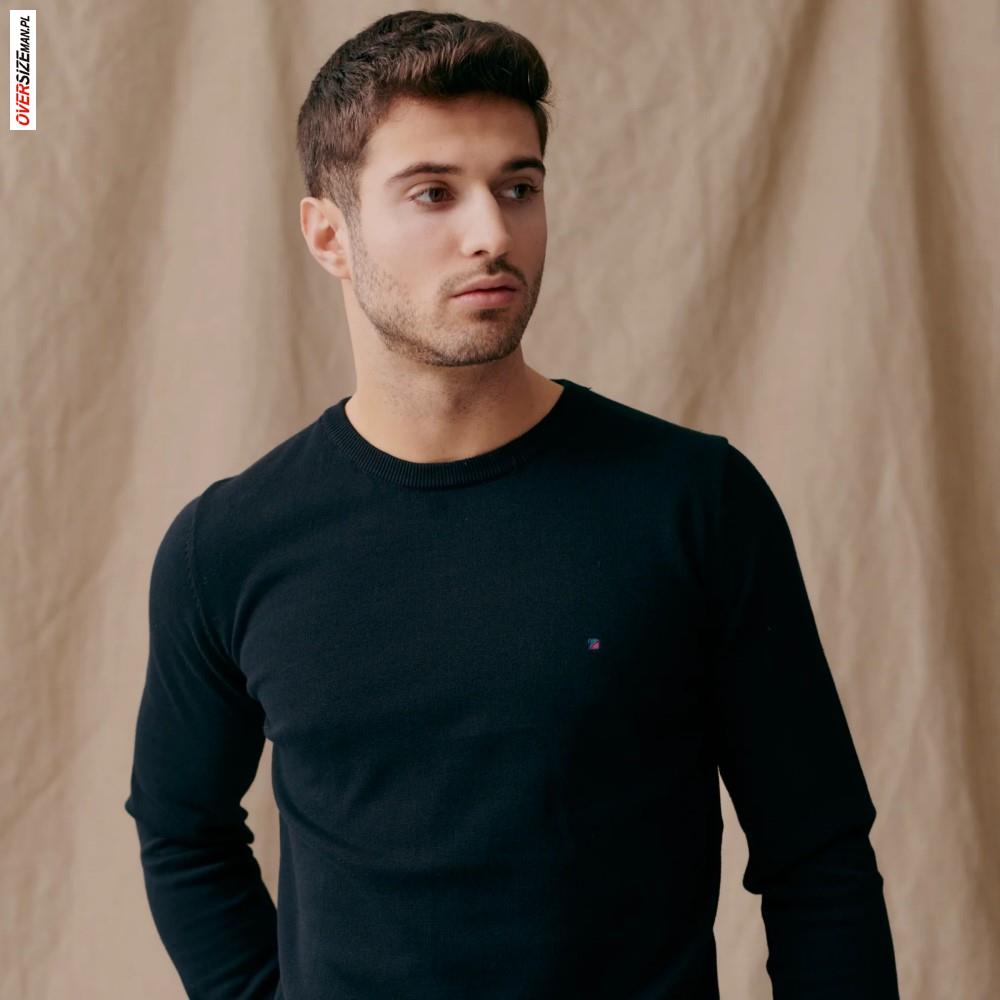 Czarny, bawełniany sweter Redgreen - obrazek 4