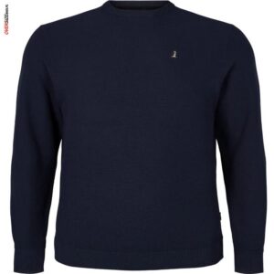 Granatowy sweter przez głowę Allsize