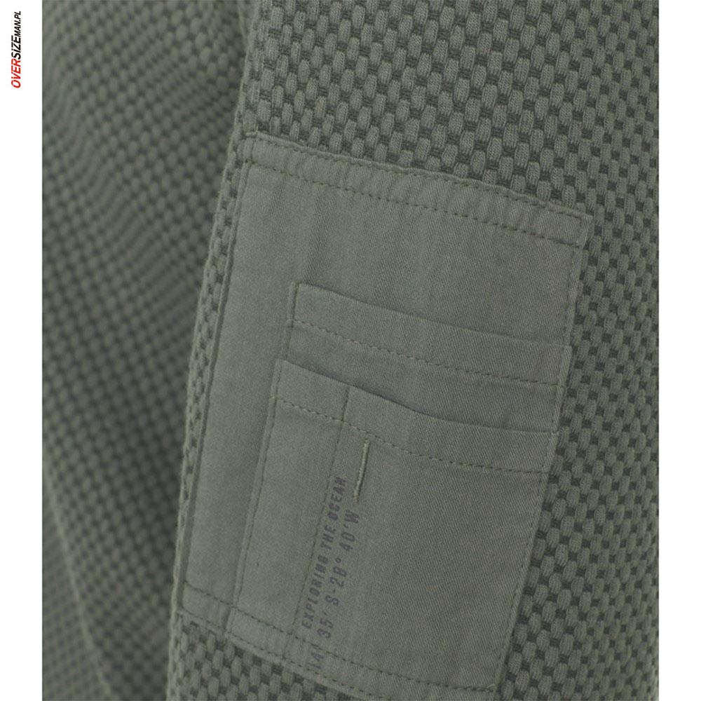 Oliwkowa bluza przez głowę Casa Moda - obrazek 3